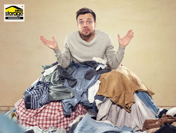 Ropa desordenada. 