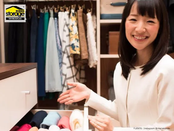 Conoce las técnicas de Marie Kondo con self storage